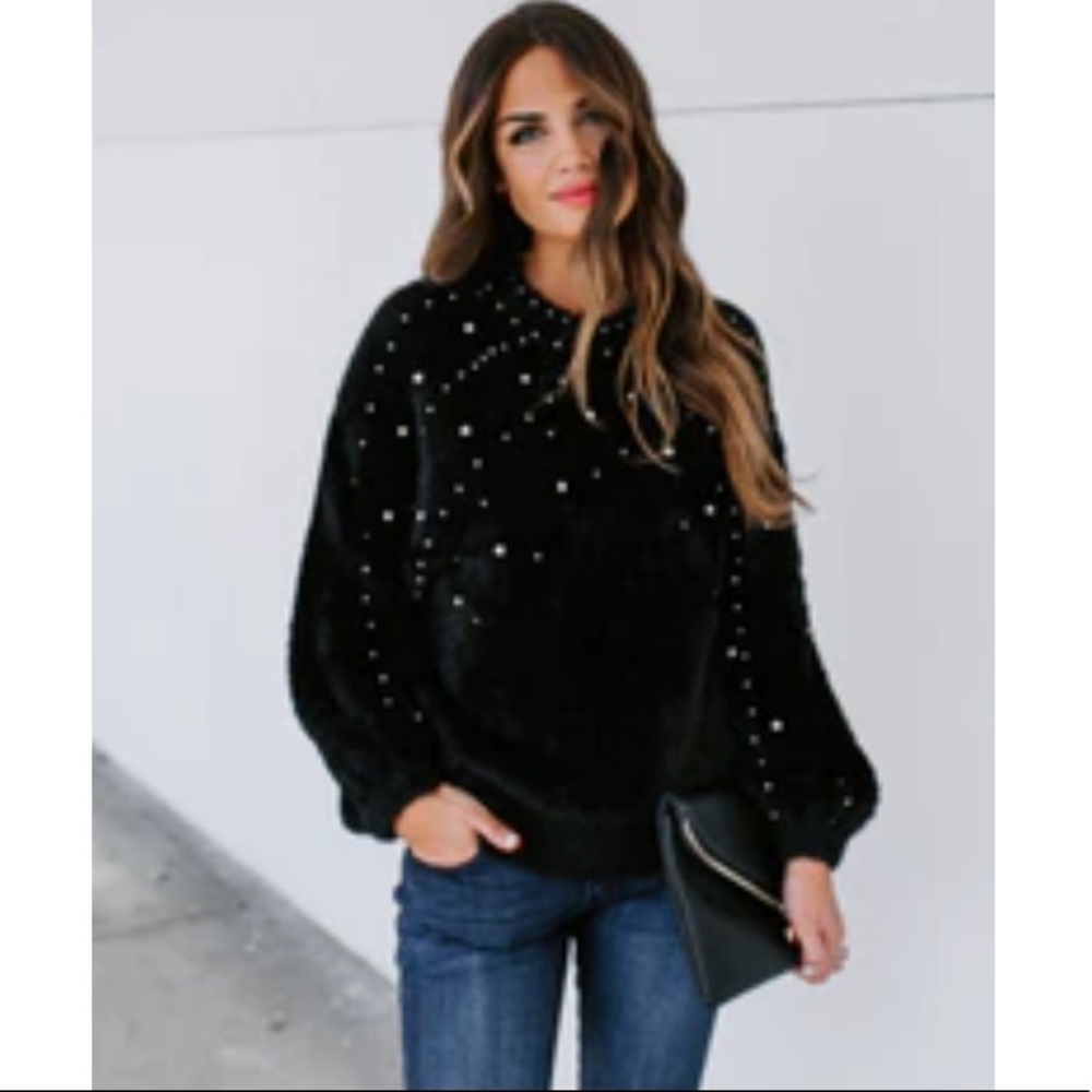 NWT black sweater